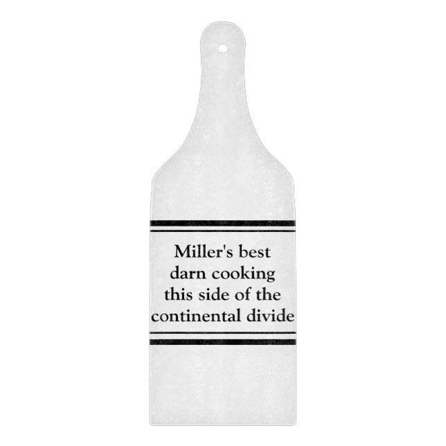 Personalised Minimalist Cutting Board (Front)