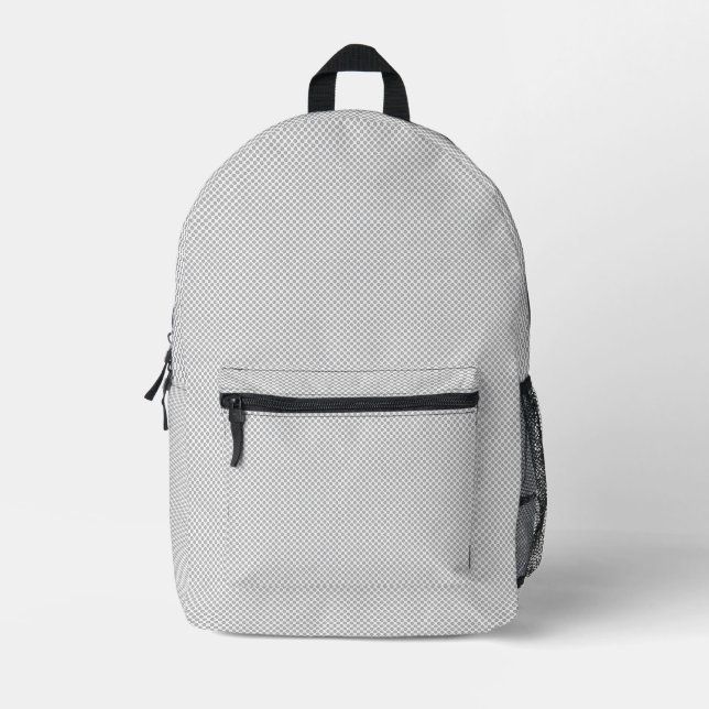 Personalised Minimalist Grey Backpack (Front)