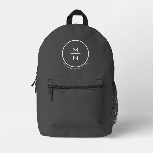 Personalised Minimalist Printed Backpack (Front)