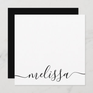 Personalised Minimalist Script Card