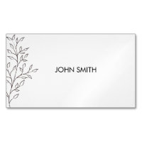 Personalised Minimalist Sketch Leaf