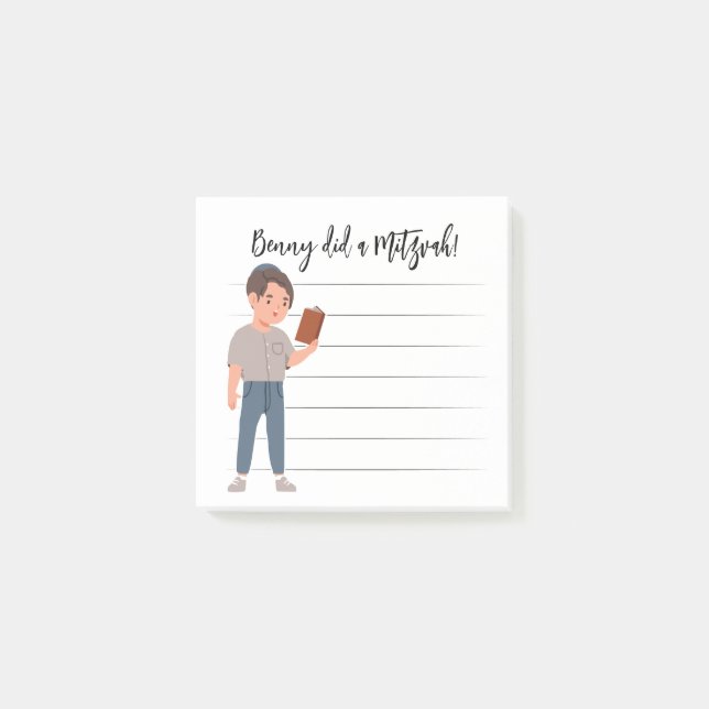 Personalised Mitzvah Notes (Front)