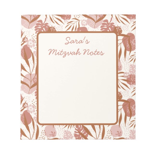 Personalised Mitzvah Notes (Front)