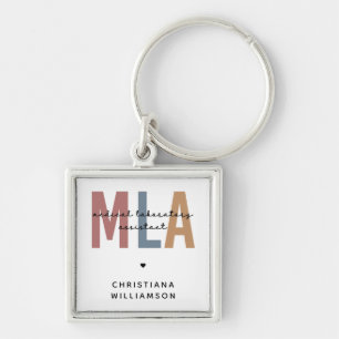 Personalised MLA Medical Laboratory Assistant Key Ring