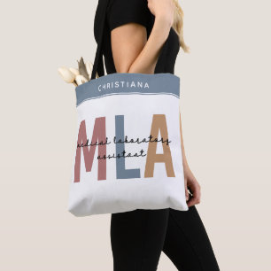 Personalised MLA Medical Laboratory Assistant Tote Bag
