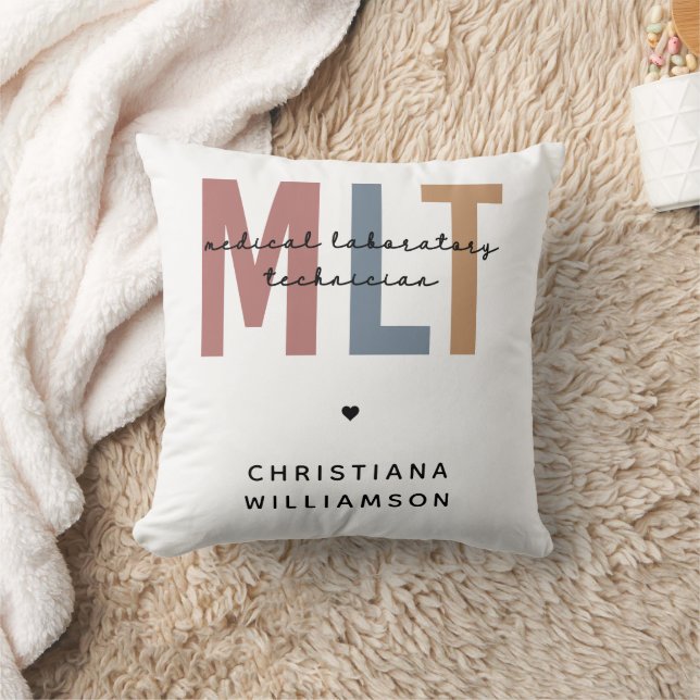Personalised MLT Medical Laboratory Technician Cushion (Blanket)