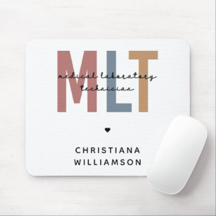 Personalised MLT Medical Laboratory Technician Mouse Pad