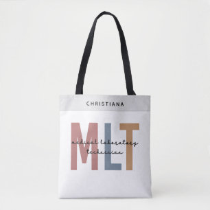 Personalised MLT Medical Laboratory Technician Tote Bag
