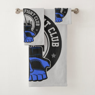 Personalised MMA Mixed Martial Arts Fight Club Bath Towel Set