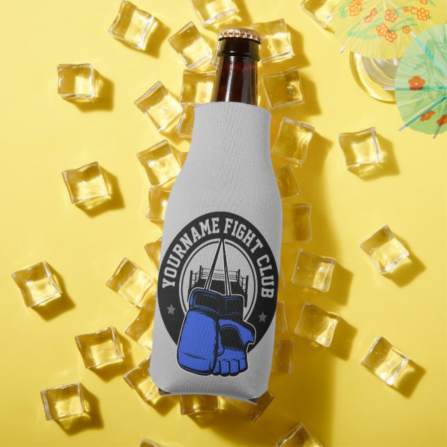 Personalised MMA Mixed Martial Arts Fight Club Bottle Cooler (In Situ Summer)