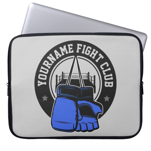 Personalised MMA Mixed Martial Arts Fight Club Laptop Sleeve (Front)