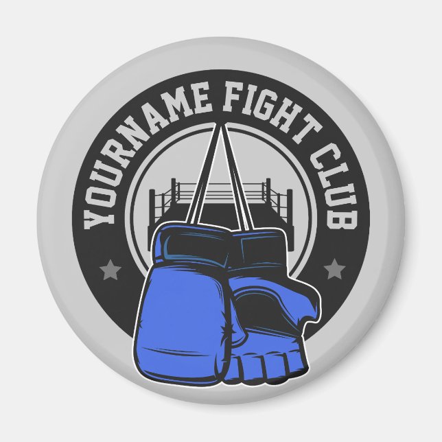 Personalised MMA Mixed Martial Arts Fight Club Magnet (Front)