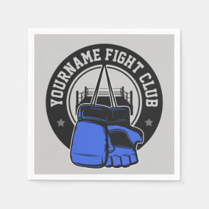 Personalised MMA Mixed Martial Arts Fight Club Napkin