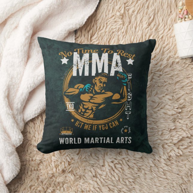 Personalised MMA Throw Pillow (Blanket)