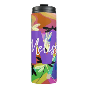 Personalised Mod dragonflies Thermal Tumbler