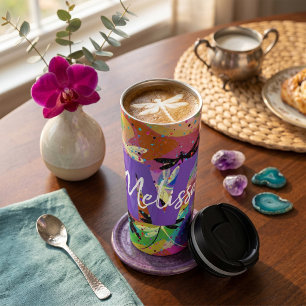 Personalised Mod dragonflies Thermal Tumbler