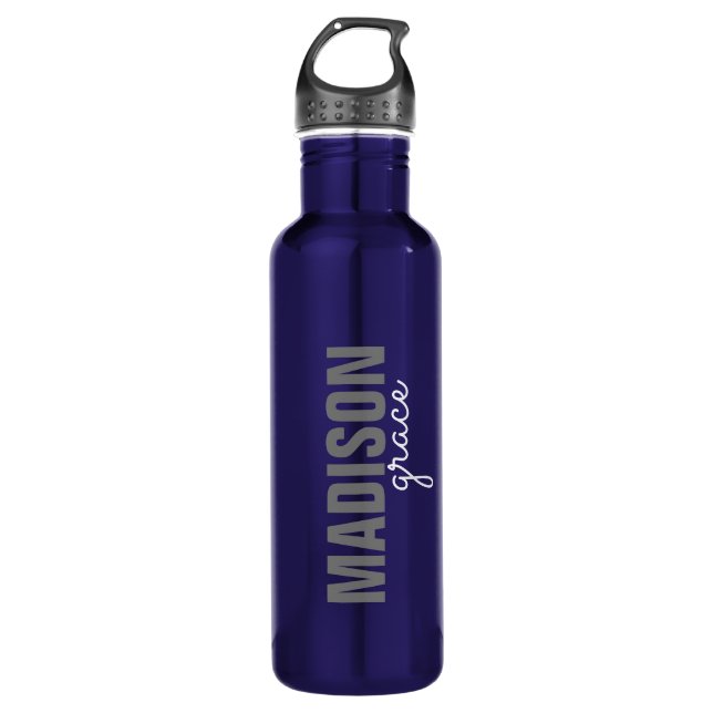 Personalised Modern Add Your Own Names 710 Ml Water Bottle (Front)