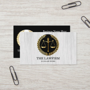 Personalised Modern Attorney at Law Business Card