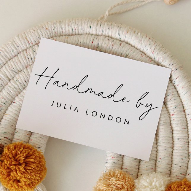 Personalised Modern Calligraphy Sweet Handmade by Rubber Stamp (Creator Uploaded)