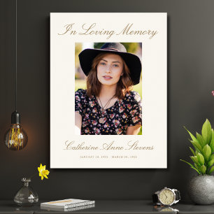 Personalised Modern Celebration of Life Funeral Poster