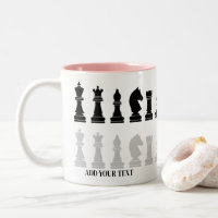 Personalised Modern Chess Piece Game 