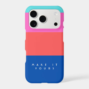 Personalised Modern Colour Block Pattern