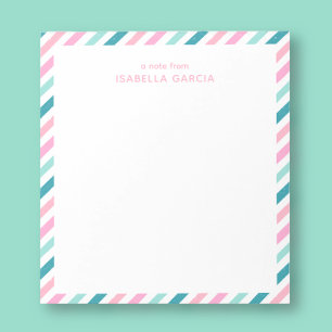 Personalised Modern Cool Notepad