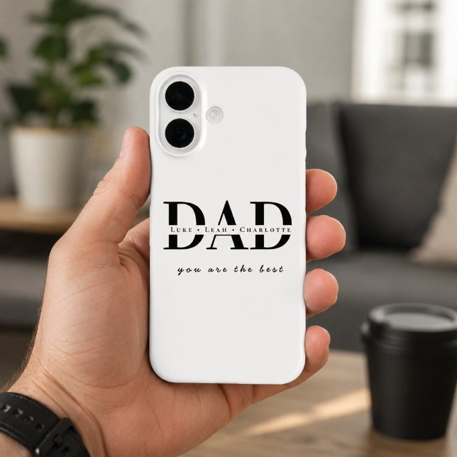 Personalised Modern DAD Phone Case (Creator Uploaded)