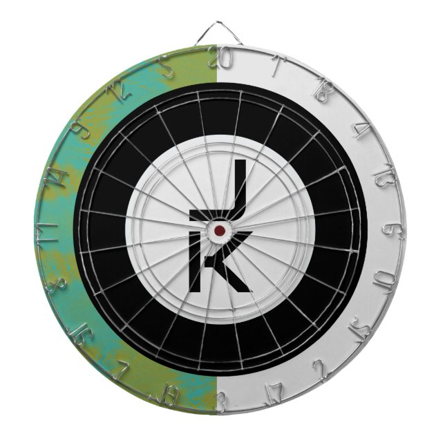 Personalised Modern Dart Board (Front)