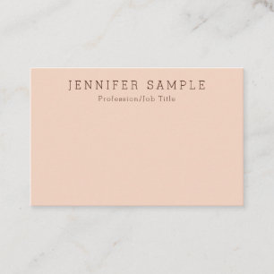 Personalised Modern Elegant Simple Template Business Card