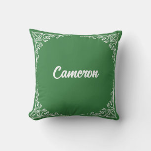 Personalised Modern Elegant Typography Name Cushion