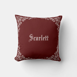 Personalised Modern Elegant Typography Name  Cushion