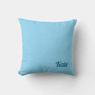 Personalised Modern Elegant Typography Name  Cushion