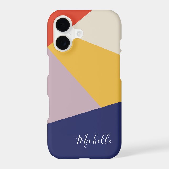 Personalised Modern Geometric Triangles (Back)