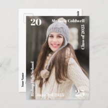 Personalised Modern Graduation Announcement