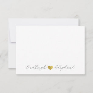 Personalised Modern Handwritten Script Name  Card