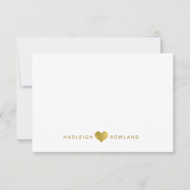 Personalised Modern Handwritten Script Name  Card (Front)