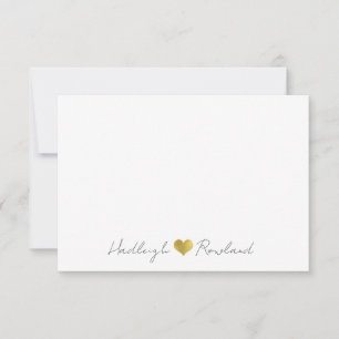 Personalised Modern Handwritten Script Name Card