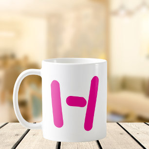Personalised Modern Initial Coffee Mug