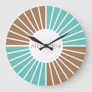 Personalised Modern Large Clock