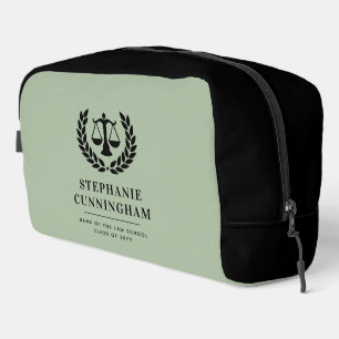 Personalised Modern Law School Graduation Dopp Kit