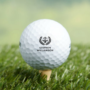 Personalised Modern Law School Graduation Golf Balls