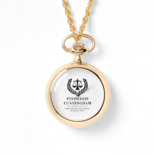 Personalised Modern Law School Graduation Watch