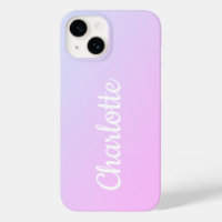 Personalised Modern Lilac Ombre