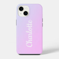 Personalised Modern Lilac Ombre