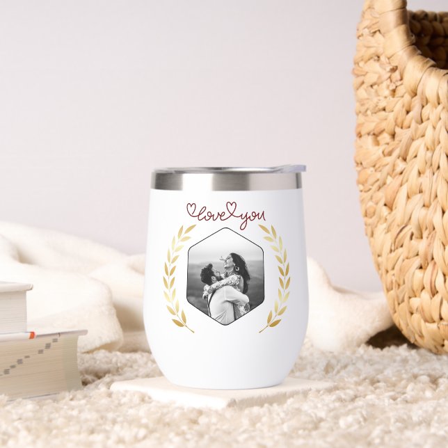 Personalised Modern  Love You Photo March 8th Gift (Living Room)