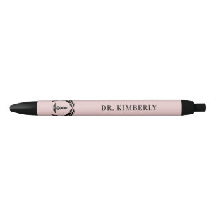 Personalised Modern Medical School Graduation Black Ink Pen