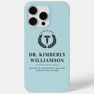 Personalised Modern Medical School Graduation iPhone 15 Pro Max Case