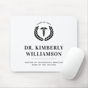 Personalised Modern Medical School Graduation Mouse Pad