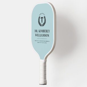 Personalised Modern Medical School Graduation Pickleball Paddle